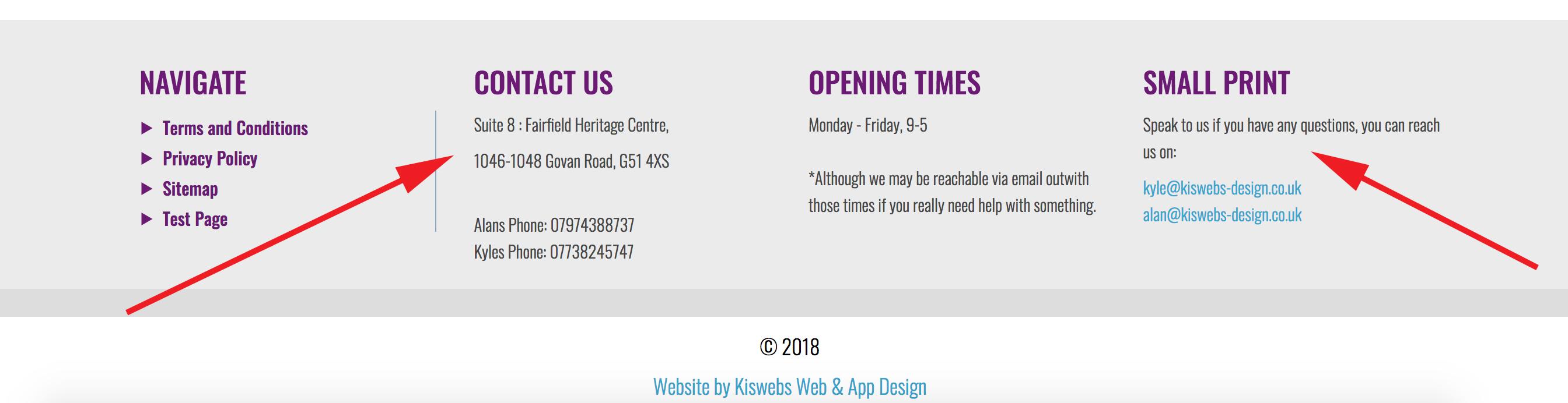 footer this is the footer