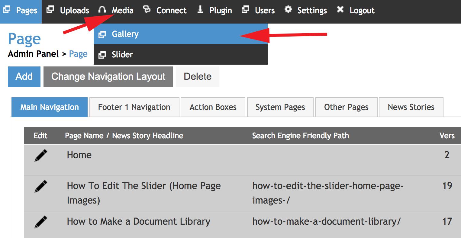 Image Gallery Find Section